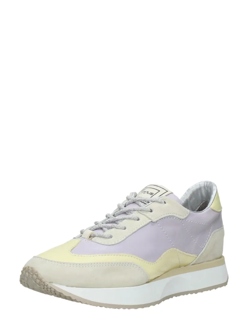 MJUS Veterschoenen Laag, lage veterschoenen voor dames in lila, foto 2 van 2