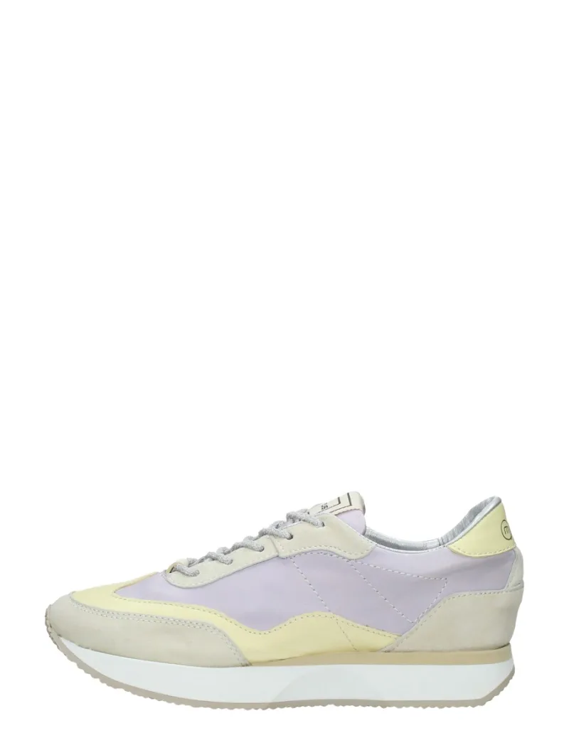 MJUS Veterschoenen Laag, lage veterschoenen voor dames in lila