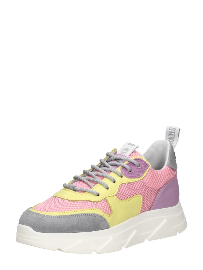 Steve Madden Pitty, lage veterschoenen voor dames in roze, foto 2 van 2
