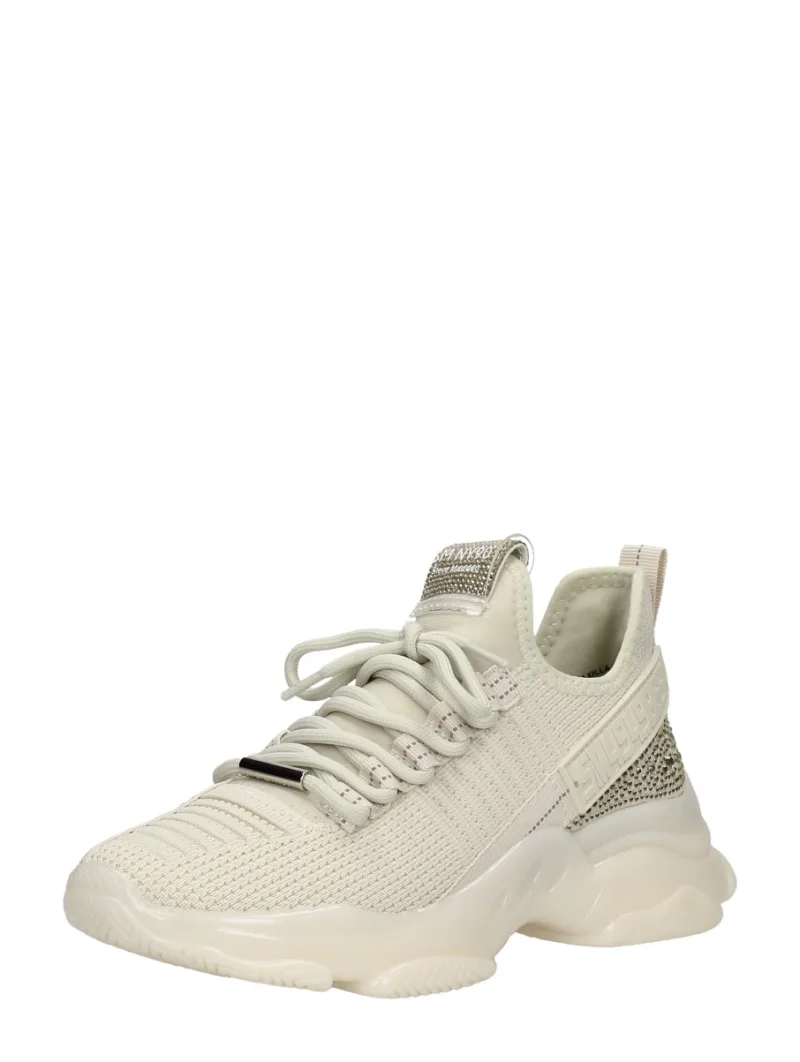 Steve Madden Maxilla-R, lage sneakers voor dames in gebroken wit, foto 2 van 2