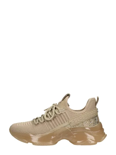 Steve Madden Maxilla-R, lage sneakers voor dames in goudkleur, foto 1 van 4