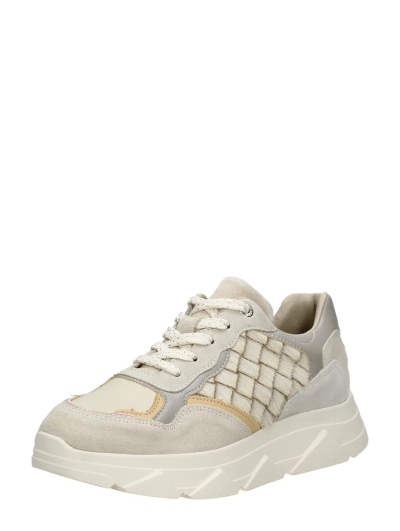 Tango Kady Fat 16-V, lage veterschoenen voor dames in beige, foto 2 van 2