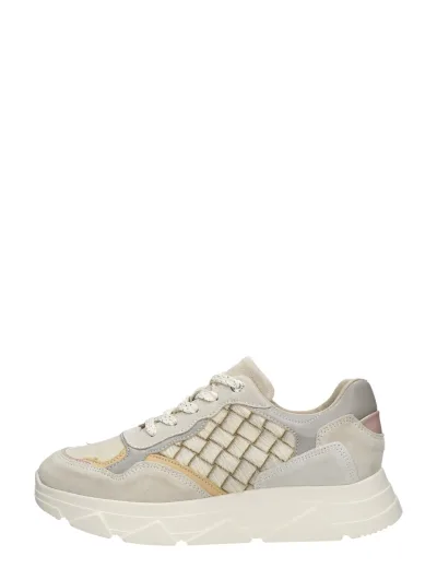 Tango Kady Fat 16-V, lage veterschoenen voor dames in beige, foto 1 van 4