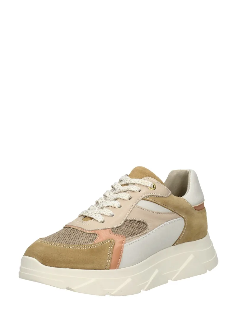 Tango Kady Fat 23-E, lage veterschoenen voor dames in cognac, foto 2 van 2