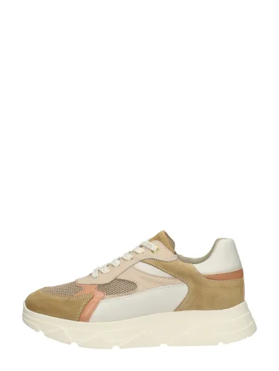 Tango Kady Fat 23-E, lage veterschoenen voor dames in cognac, foto 1 van 4