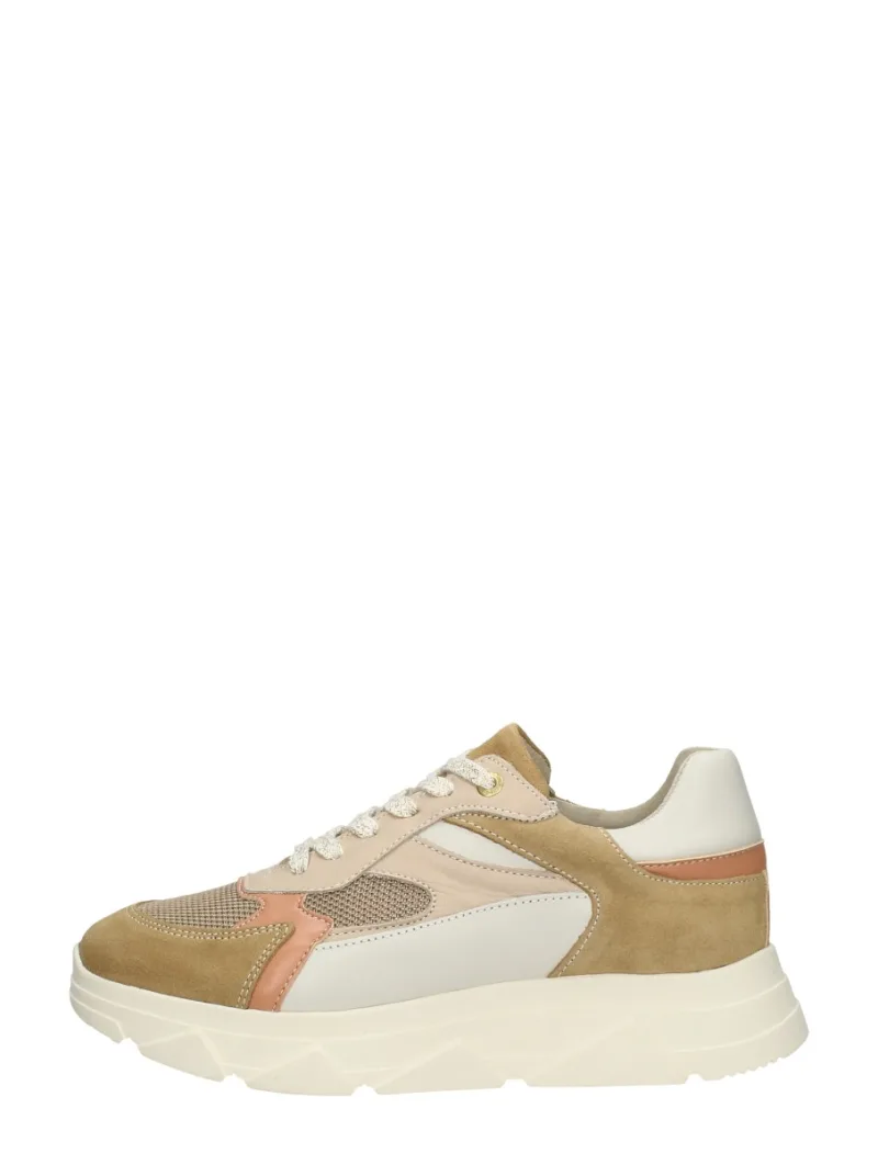 Tango Kady Fat 23-E, lage veterschoenen voor dames in cognac