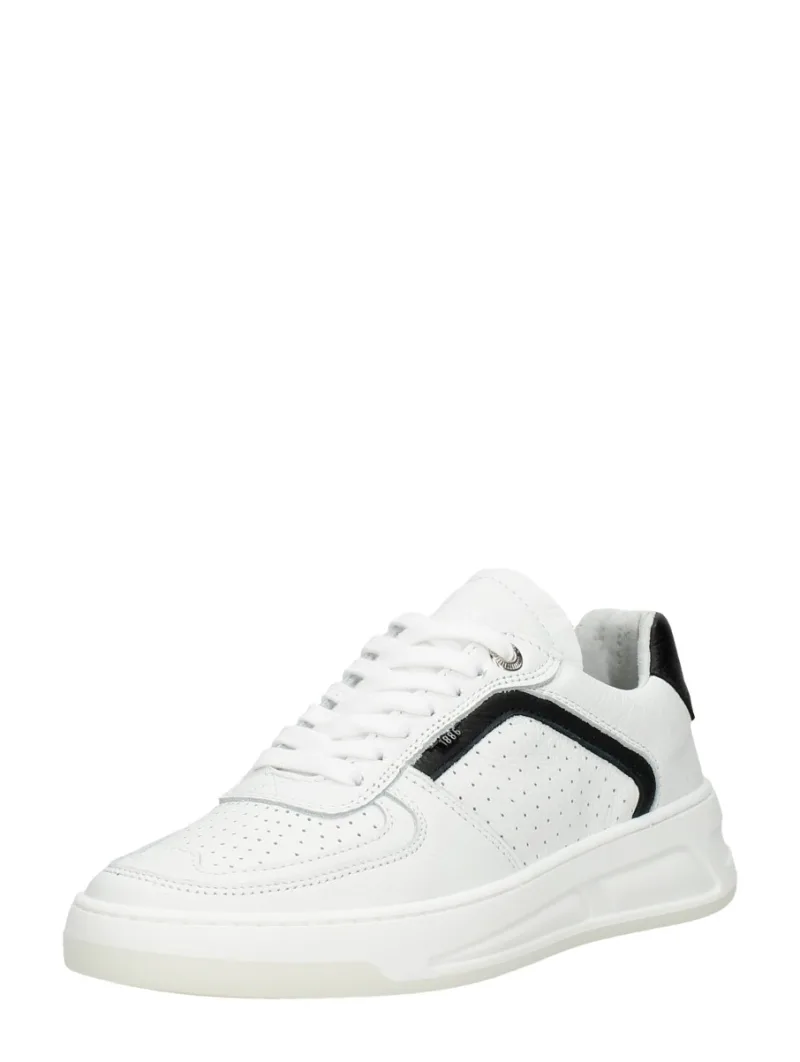 Bronx Old Cosmo, lage veterschoenen voor dames in wit, foto 2 van 2