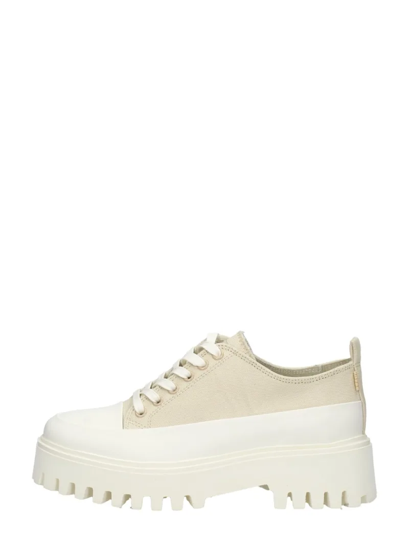 Bronx Groov-y, lage veterschoenen voor dames in beige