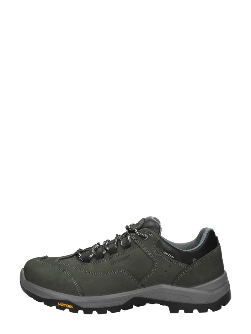 GriSport GRI Walker Low, lage veterschoenen voor heren in donkergrijs, foto 1 van 4