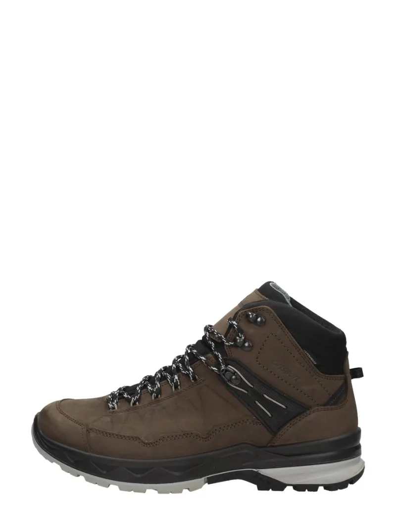 GriSport GRI Tampa Mid, hoge veterschoenen voor heren in donkerbruin