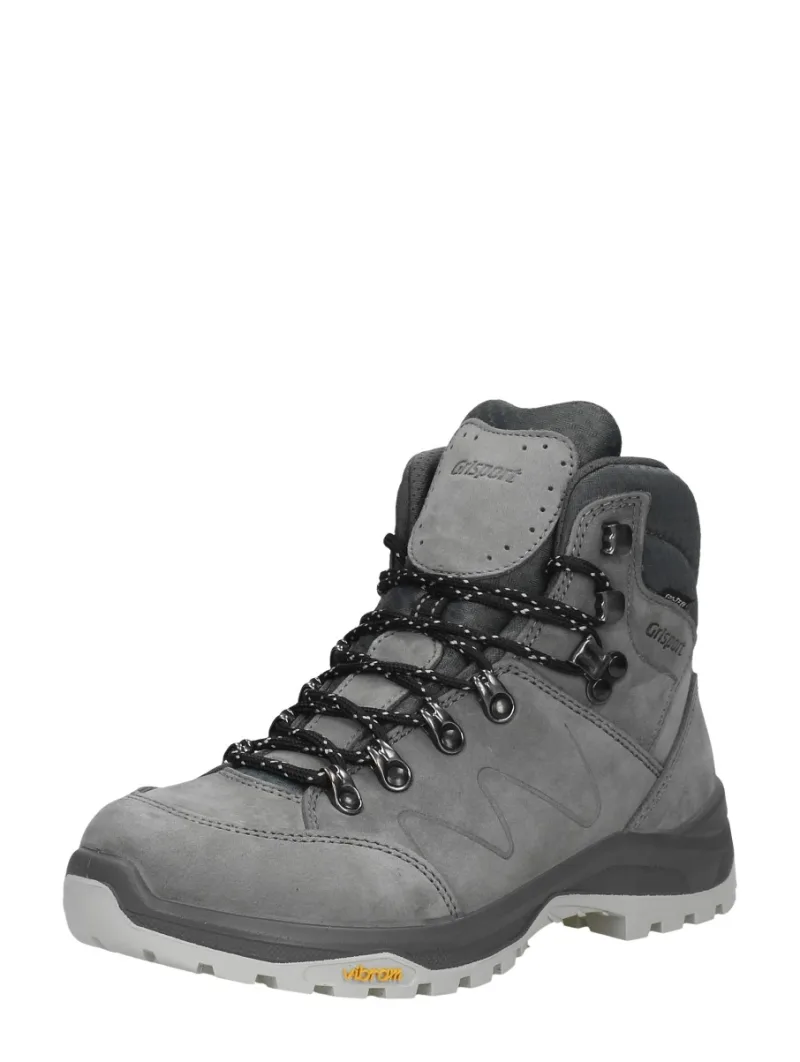 GriSport GRI Boston Mid, hoge veterschoenen voor dames in grijs, foto 2 van 2
