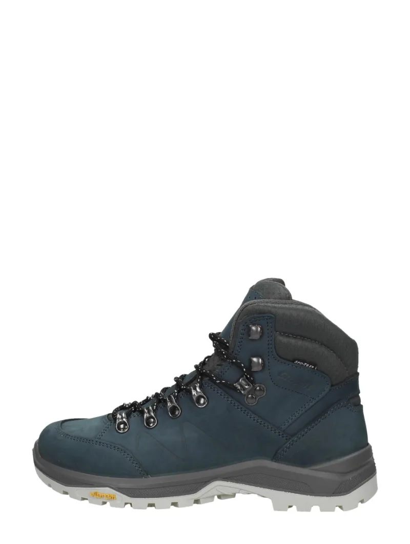 GriSport GRI Boston Mid, hoge veterschoenen voor dames in blauw