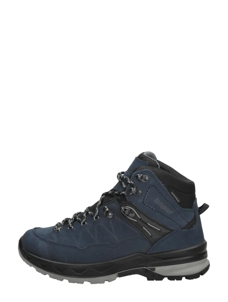 GriSport GRI Tampa Mid, hoge veterschoenen voor dames in blauw