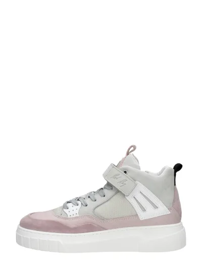 Red Rag Women High Top Sneaker, hoge veterschoenen voor dames in lila, foto 1 van 4
