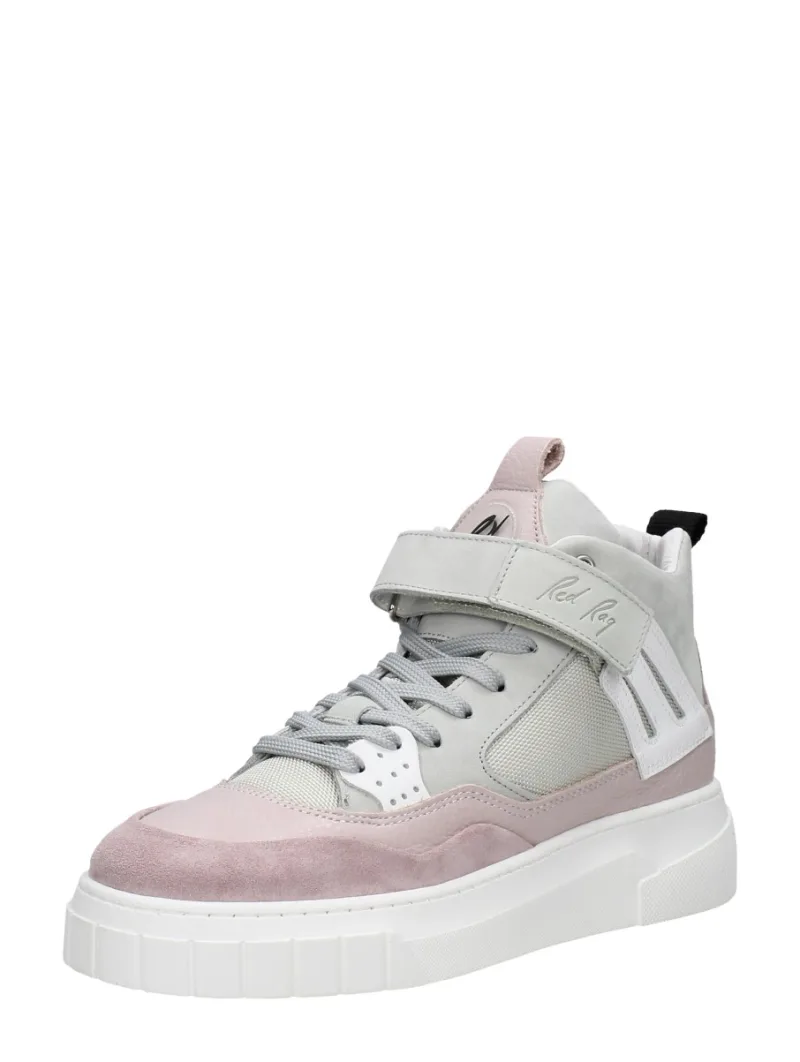 Red Rag Women High Top Sneaker, hoge veterschoenen voor dames in lila, foto 2 van 2