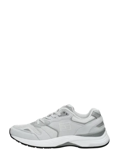 Tommy Hilfiger Modern Prep Sneaker, lage veterschoenen voor heren in grijs, foto 1 van 4