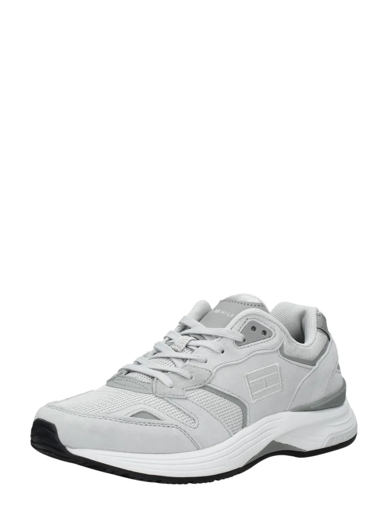 Tommy Hilfiger Modern Prep Sneaker, lage veterschoenen voor heren in grijs, foto 2 van 2