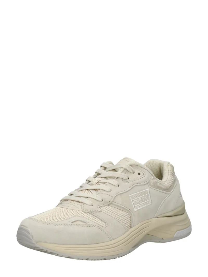 Tommy Hilfiger Modern Prep Sneaker, lage veterschoenen voor heren in beige, foto 2 van 2