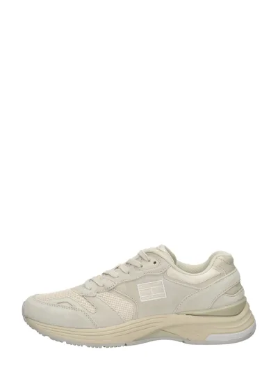 Tommy Hilfiger Modern Prep Sneaker, lage veterschoenen voor heren in beige, foto 1 van 4