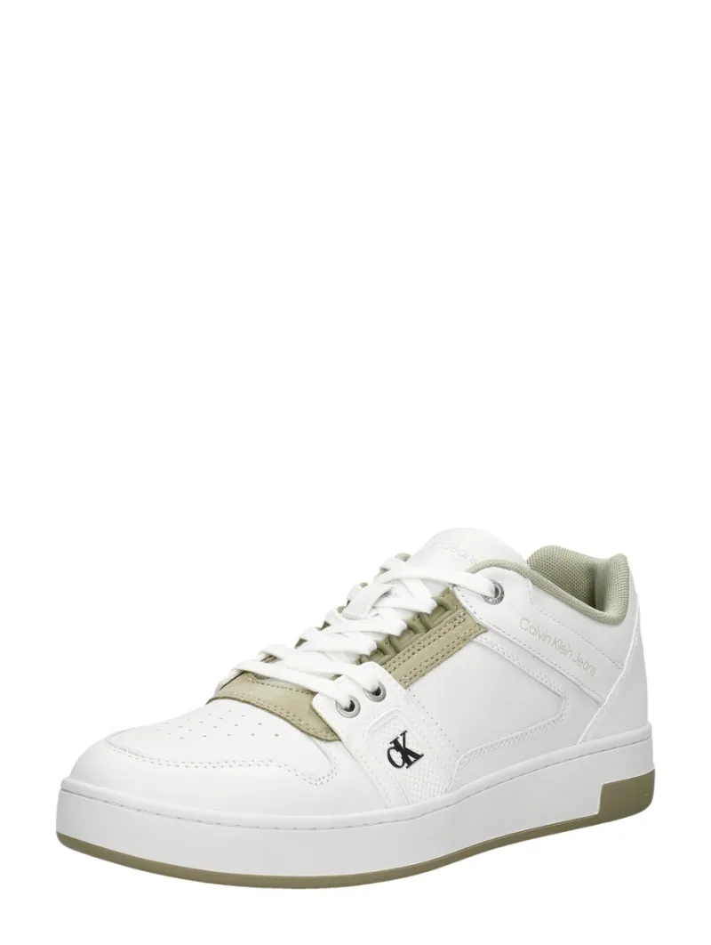 Calvin Klein Cupsole Laceup Basket Low LTH, lage veterschoenen voor heren in wit, foto 2 van 2