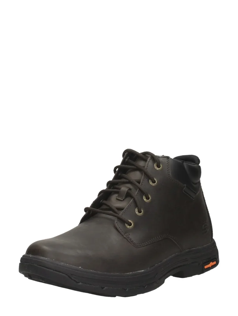 Skechers Relaxed Fit: Segment 2.0 - Brogden, hoge veterschoenen voor heren in donkerbruin, foto 2 van 2