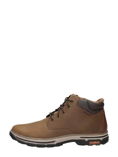 Skechers Relaxed Fit: Segment 2.0 - Brogden middel bruin, hoge veterschoenen voor heren in middelbruin, foto 1 van 4