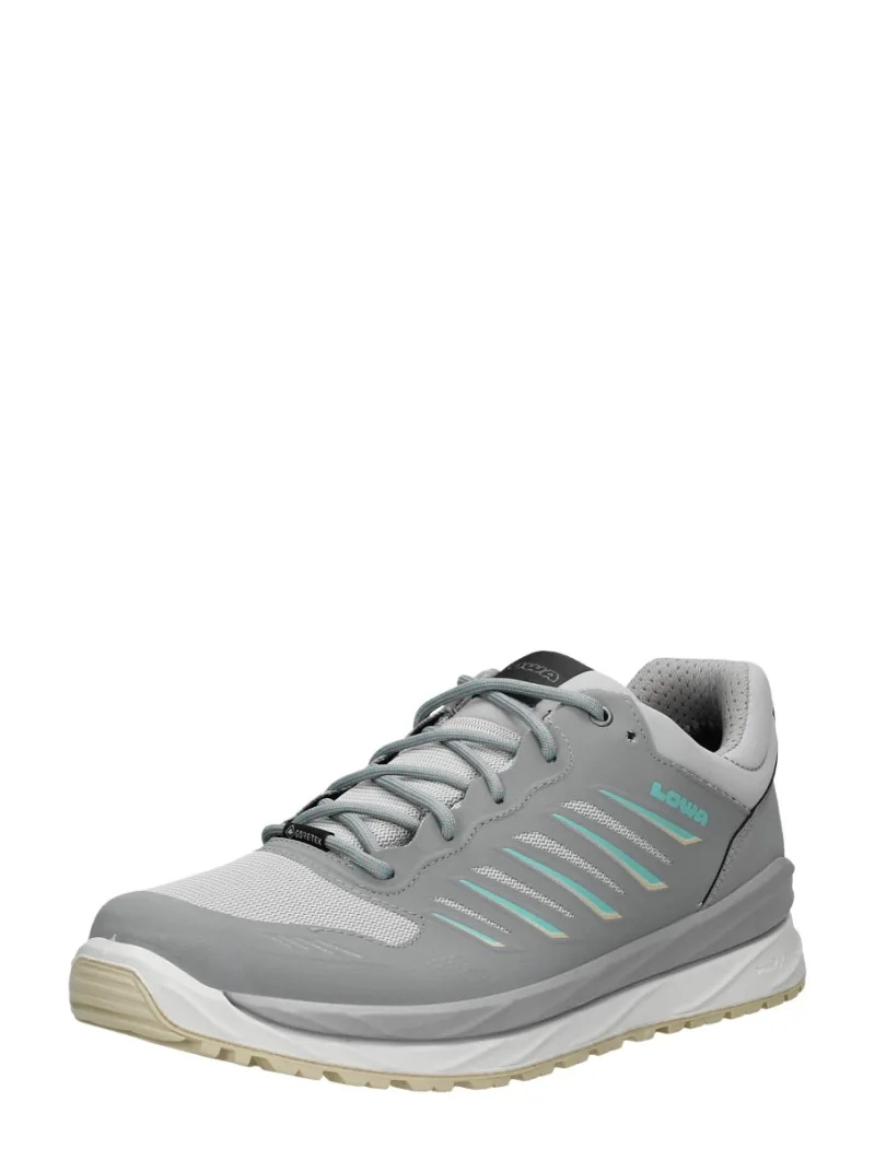 Lowa Axos GTX Lo Ws licht grijs, lage veterschoenen voor dames in lichtgrijs, foto 2 van 2