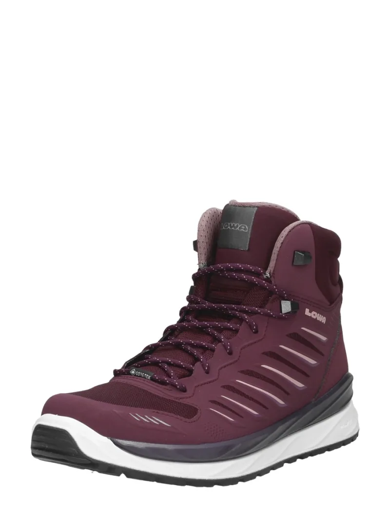 Lowa Axos GTX MID Ws, hoge veterschoenen voor dames in bordeaux, foto 2 van 2