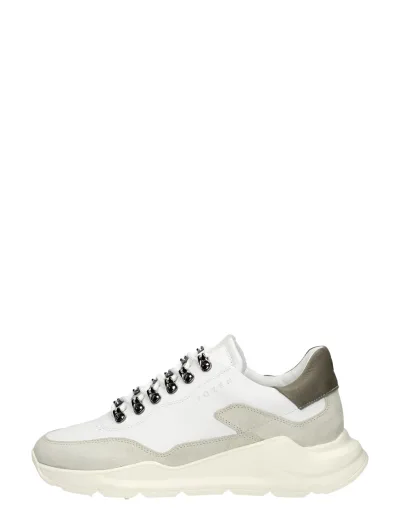 Tozen Kira, lage veterschoenen voor heren in wit, foto 1 van 4