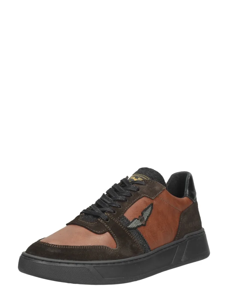 PME Legend Freightman, lage veterschoenen voor heren in cognac, foto 2 van 2