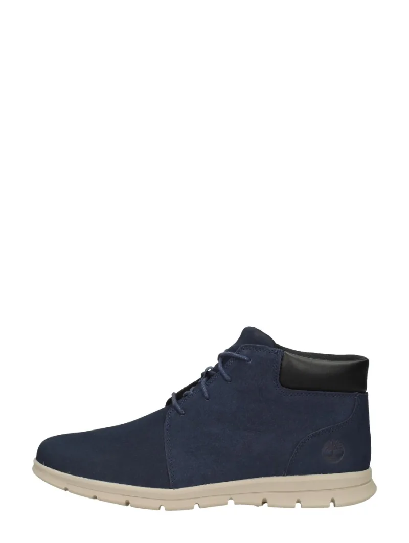 Timberland Graydon Chukka Basic, hoge veterschoenen voor heren in blauw, foto 1 van 4
