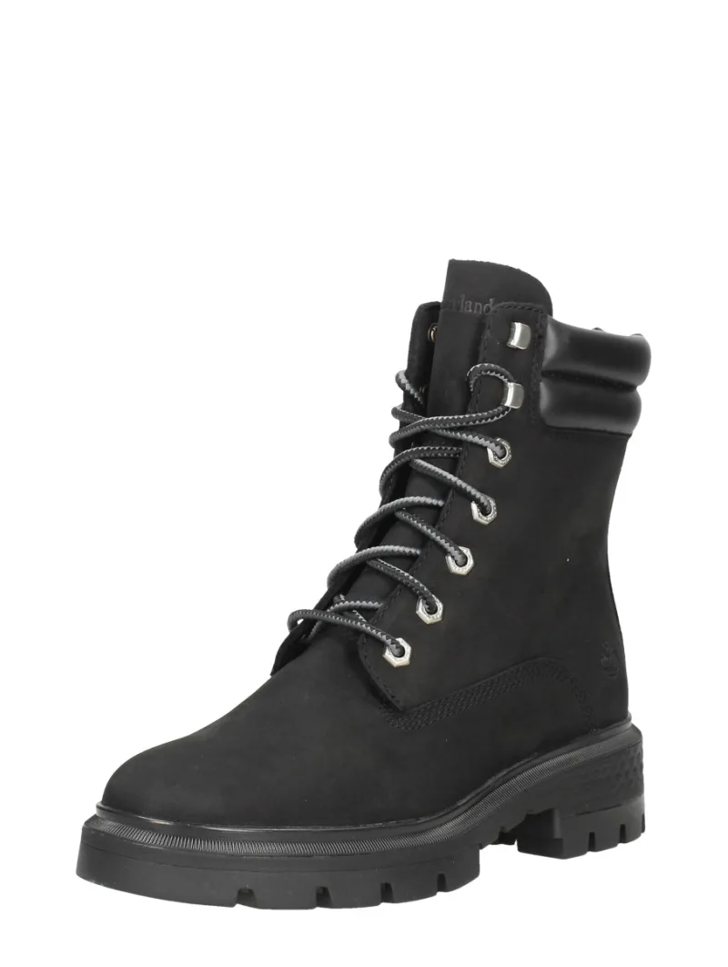 Timberland Cortina Valley 6 Inch Boot, hoge veterschoenen voor dames in zwart, foto 2 van 2