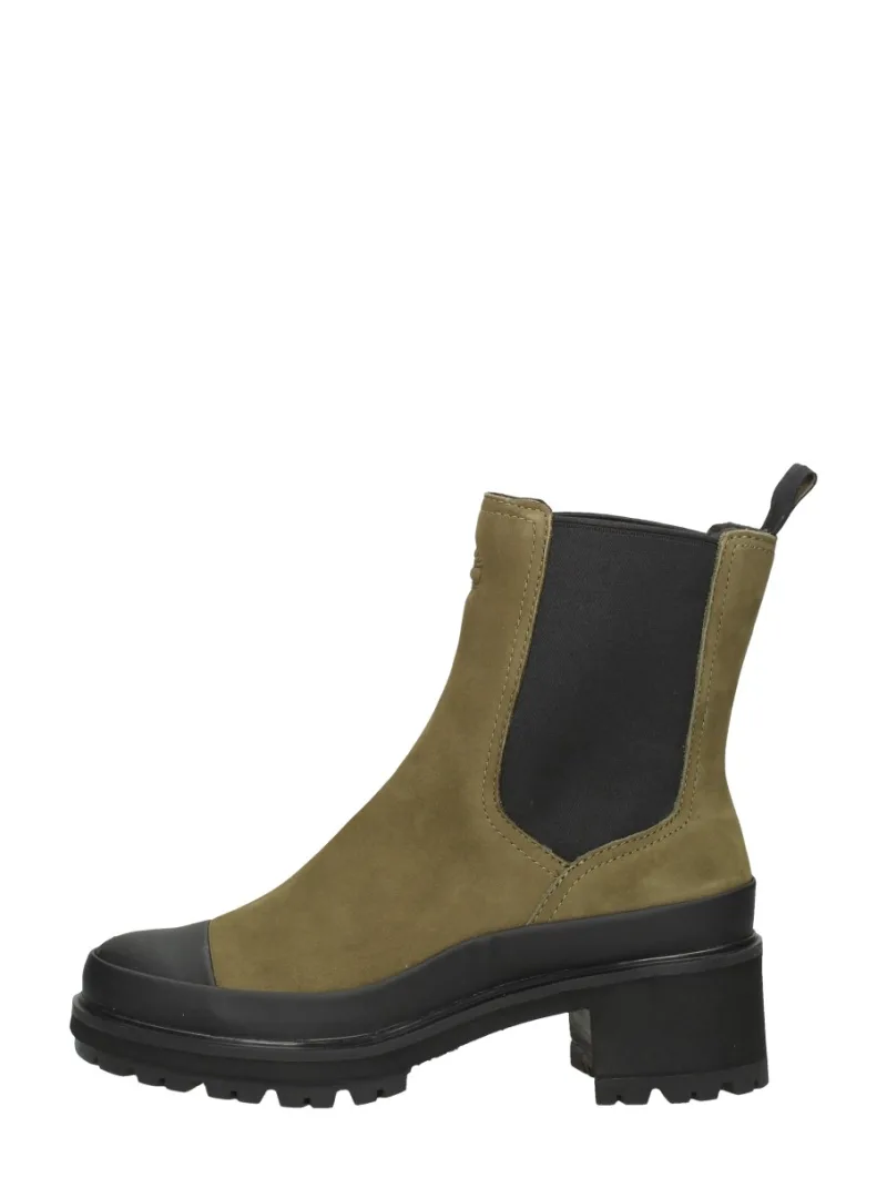 Timberland Kori Park Chelsea 2.0, enkellaarsjes hak voor dames in groen, foto 1 van 4