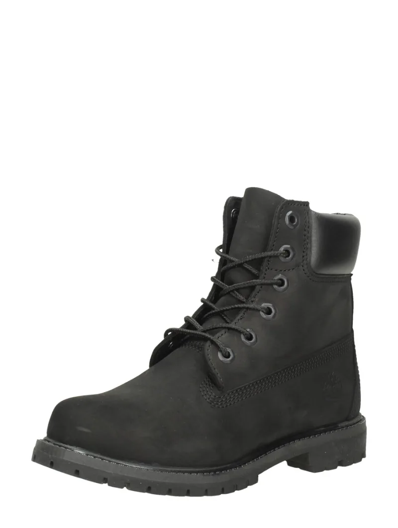 Timberland Premium 6-Inch Boot, hoge veterschoenen voor dames in zwart, foto 2 van 2