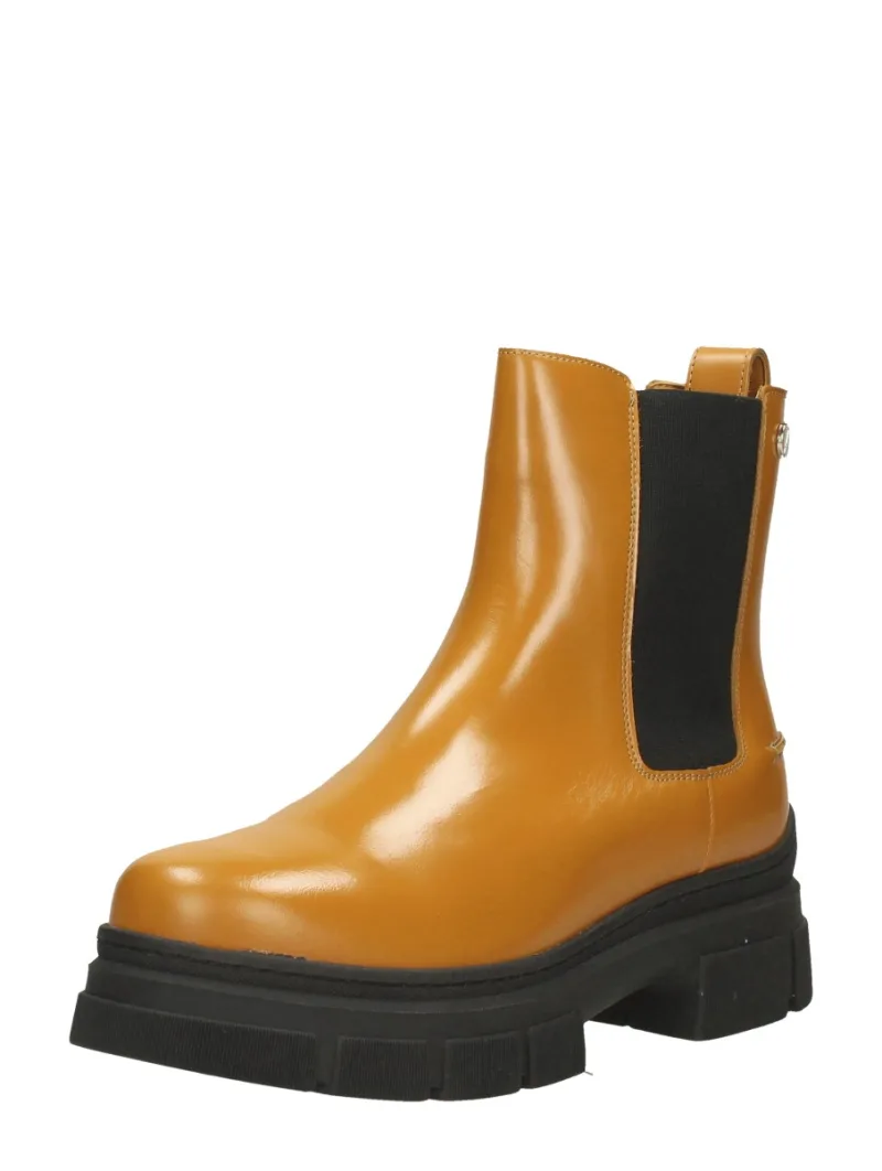 Tommy Hilfiger Preppy Outdoor Low Boot, enkellaarsjes plat voor dames in oranje, foto 2 van 2