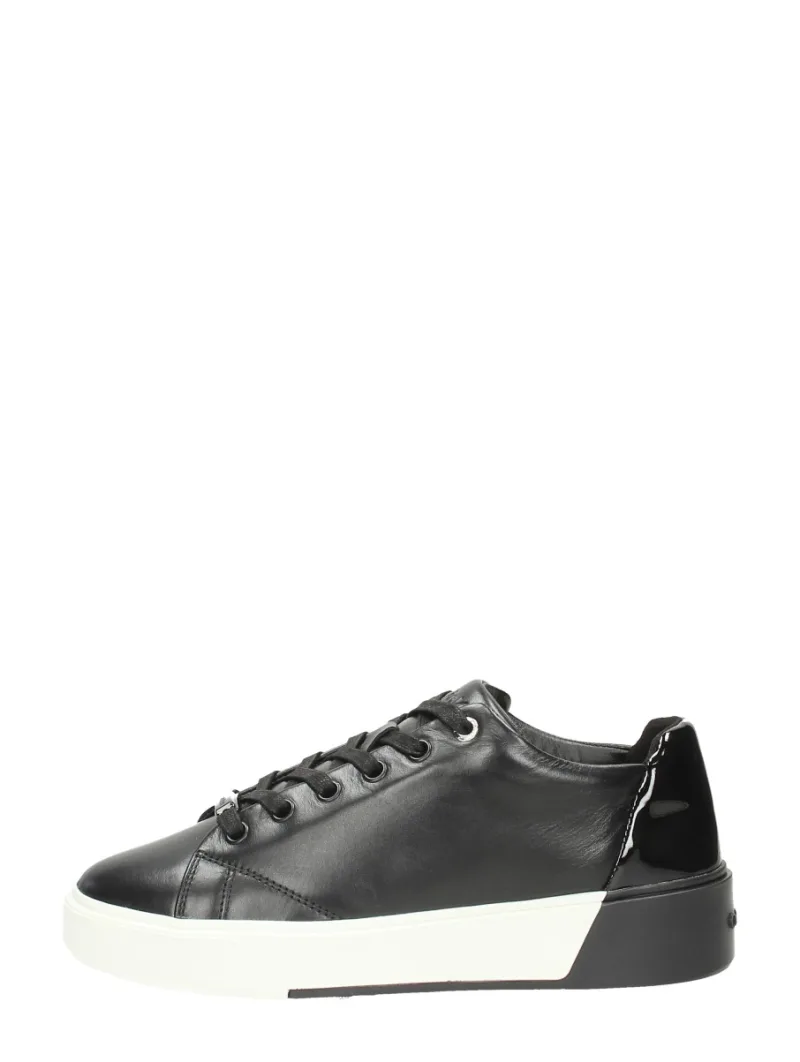 Calvin Klein Heel Cupsole Lace Up, lage veterschoenen voor dames in zwart