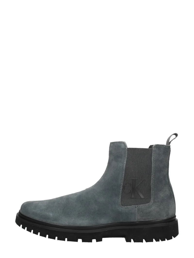 Calvin Klein Lug Mid Chelsea Boot, enkellaarsjes & boots voor heren in grijs