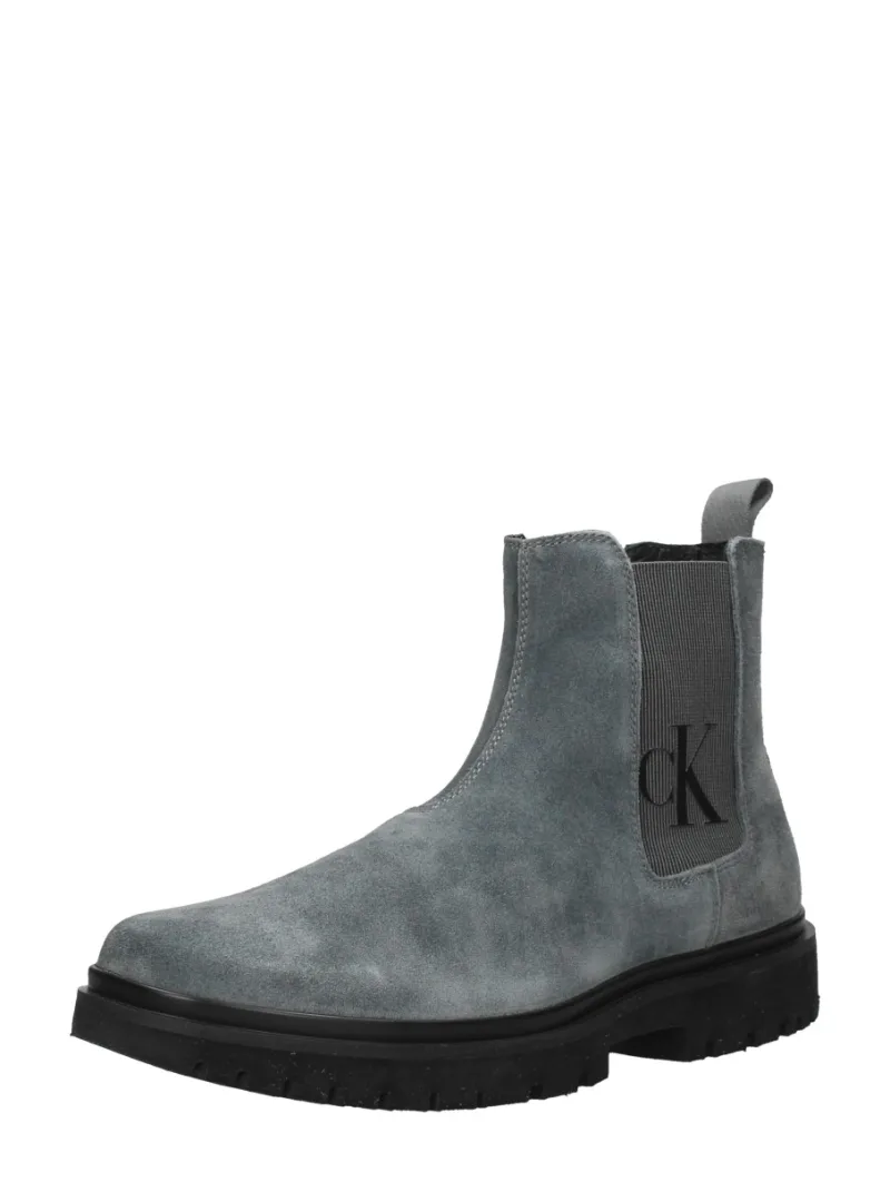 Calvin Klein Lug Mid Chelsea Boot, enkellaarsjes & boots voor heren in grijs, foto 2 van 2