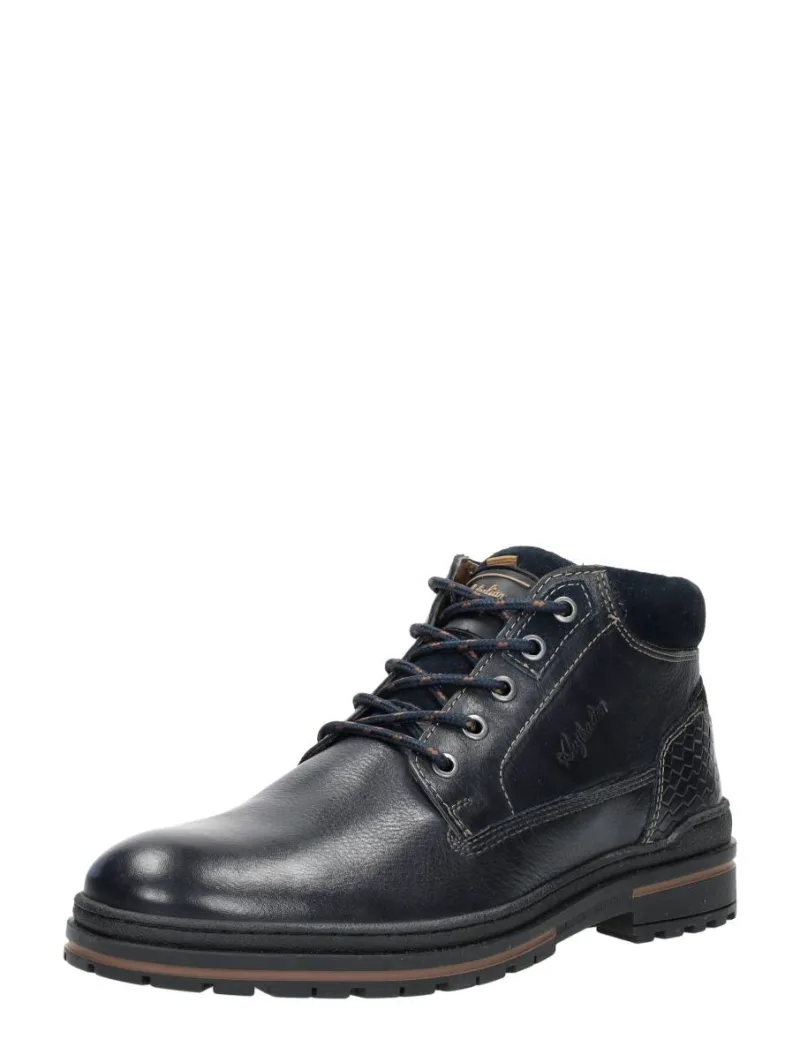 Australian Middelburg, hoge veterschoenen voor heren in blauw, foto 2 van 2
