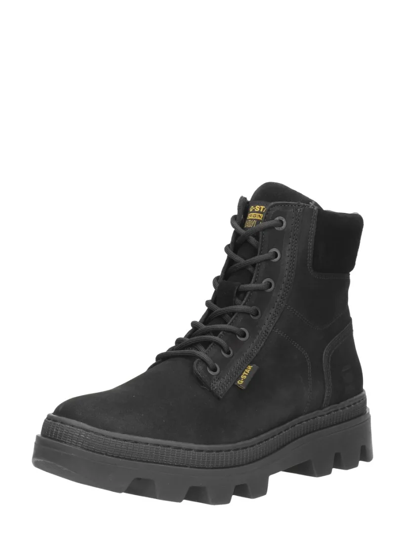 G-Star Noxer High Nub M, hoge veterschoenen voor heren in zwart, foto 2 van 2