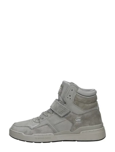 G-Star Attacc Mid TNL W licht grijs, hoge veterschoenen voor dames in lichtgrijs, foto 1 van 4