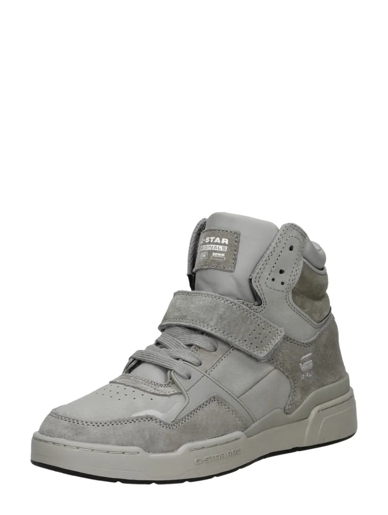 G-Star Attacc Mid TNL W licht grijs, hoge veterschoenen voor dames in lichtgrijs, foto 2 van 2
