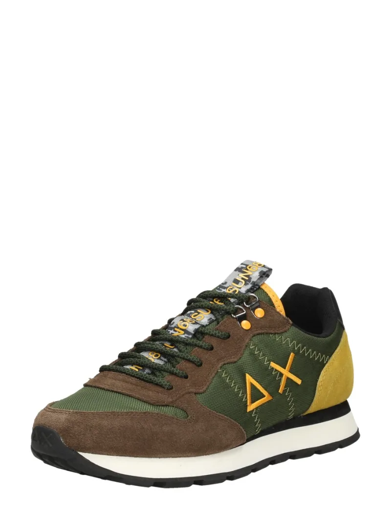 Sun68 Tom Goes Camping, lage sneakers voor heren in groen, foto 2 van 2