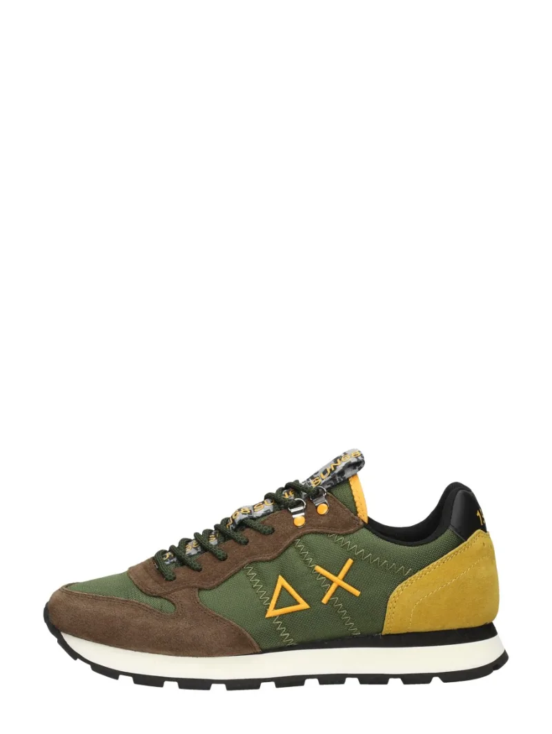 Sun68 Tom Goes Camping, lage sneakers voor heren in groen