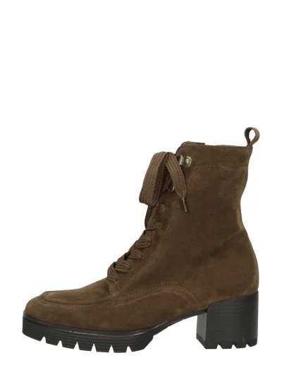 Gabor Veterschoenen Hak middel bruin, veterschoenen hak voor dames in middelbruin, foto 1 van 4