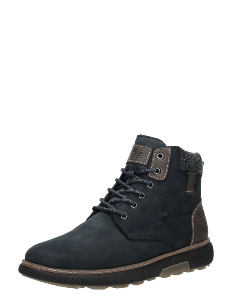 Rieker Veterschoenen Hoog, hoge veterschoenen voor heren in blauw, foto 2 van 2