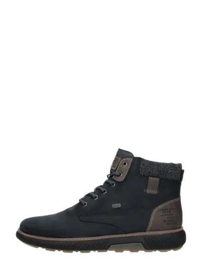 Rieker Veterschoenen Hoog, hoge veterschoenen voor heren in blauw, foto 1 van 4