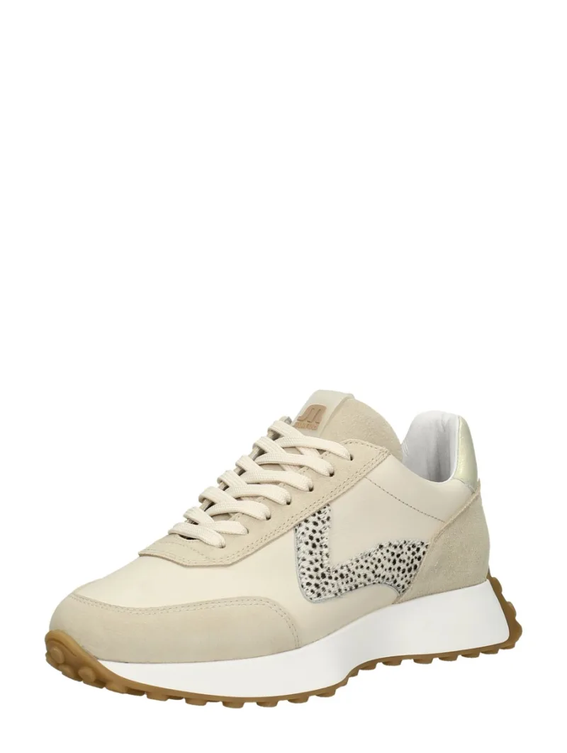 Maruti Kane, lage veterschoenen voor dames in beige, foto 2 van 2