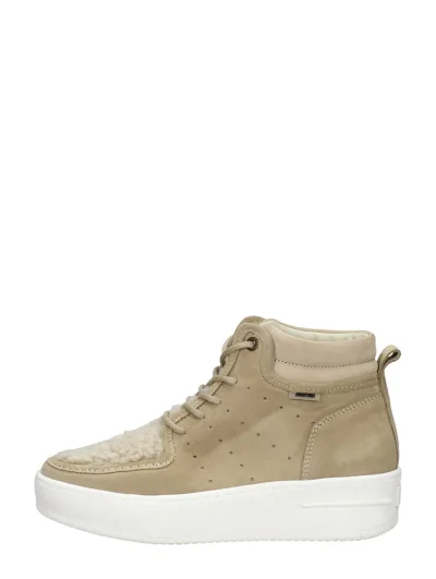 Maruti Vancy, hoge veterschoenen voor dames in beige, foto 1 van 4