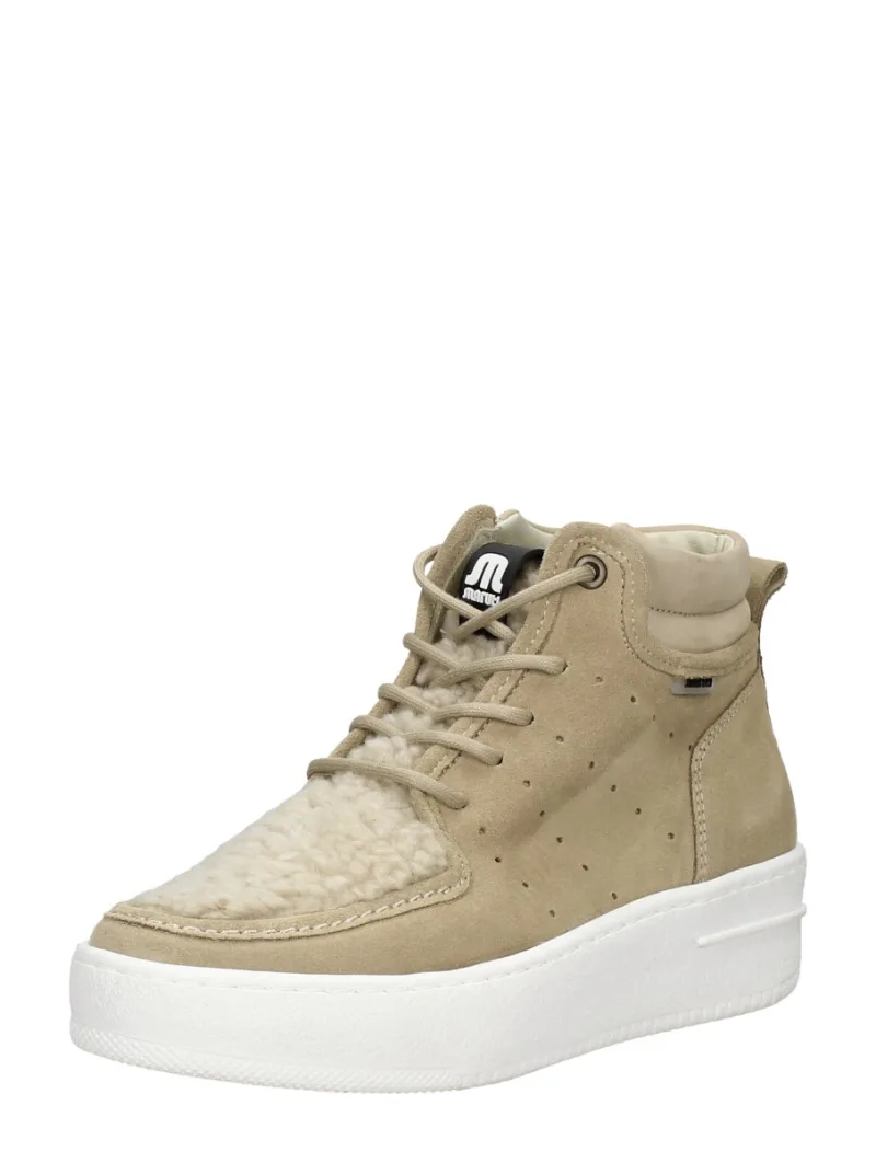 Maruti Vancy, hoge veterschoenen voor dames in beige, foto 2 van 2